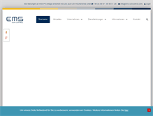 Tablet Screenshot of ems-suncontrol.com